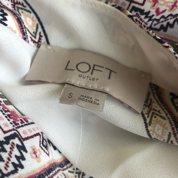Loft outlet geometric designed blouse - Picture 4 of 5